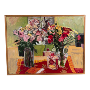 Floral Painting, Framed