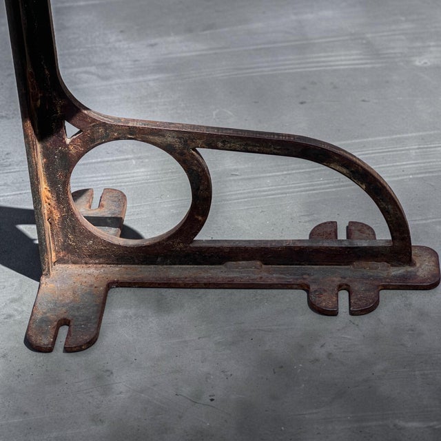 Antique Industrial Machinist Stools in Cast Iron and Pitch Pine, 1890s, Set of 4 For Sale - Image 4 of 6