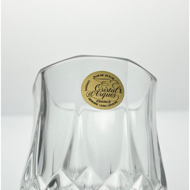 Cristal D’Arques “Longchamp” Crystal Wine Glasses - Set of 12 For Sale In Dallas - Image 6 of 8