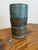 Vintage mid century large pottery vase in the style of Bitossi. Handmade pottery with a blue and brown glaze with...