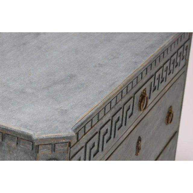 Late 19th Century Twin Chests of Drawers with Meander Border, 1870s, Set of 2 For Sale - Image 5 of 7