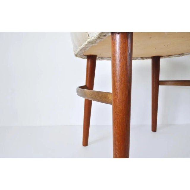 Vanity Chair by Frode Holm for Illums Bolighus, Denmark, 1950s For Sale - Image 12 of 16