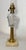 Rare Antique 19th Century Glass Brass Marble Boudoir Whale Oil Table Lamp For Sale In New York - Image 6 of 11