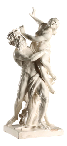 Glazed Terracotta The Rape of Proserpina Sculpture