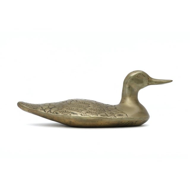 Large Brass Duck Decoy Figurine For Sale In Phoenix - Image 6 of 9