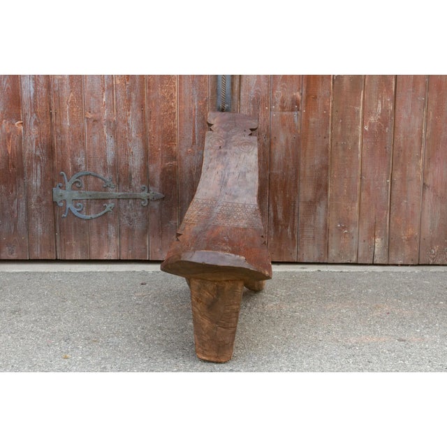 African 19th Century Carved Lobi Chair For Sale - Image 3 of 12