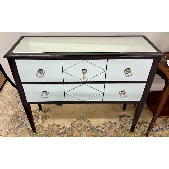 Maitland Smith Mirrored Console Table Sideboard Dry Bar Chest For Sale In New York - Image 6 of 10