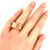 Contemporary Bvlgari B.zero1 Three Band 18k Rose White & Yellow Gold Ring - Size 10.5 For Sale - Image 3 of 9