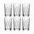 French Country ARTEL Lily of the Valley Tall Tumbler in Clear, Set of 6 For Sale - Image 3 of 3