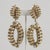 Contemporary Jewellians Pearlized Resin Dangle Clip Earrings For Sale - Image 3 of 9