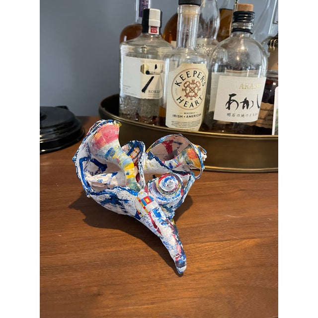 “MONDRIAN’S DREAM WAVE” is a sculptural fusion of natural form and modern abstraction, created in Cheryl Fudge’s signature...