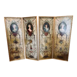 French 19th Century, Oil on Canvas, Wall Panels or Trumeau Paintings