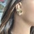 Vintage Tiffany and Co 14k Yellow Gold Ribbon Clip-on Earrings 1 Inch- Set of 2 For Sale - Image 9 of 9