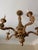 French Country Paul Ferrante Giltwood Five-Light Carved Chandelier For Sale - Image 3 of 6