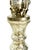 Pottery Barn Leera Mercury Glass Lamps With Original Linen Shades - a Pair For Sale - Image 11 of 16