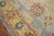 Textile Early 21st Century Zabihi Collection Stunning Turkish Blue Yellow Oushak Rug - 8'3" x 9'5" For Sale - Image 7 of 12