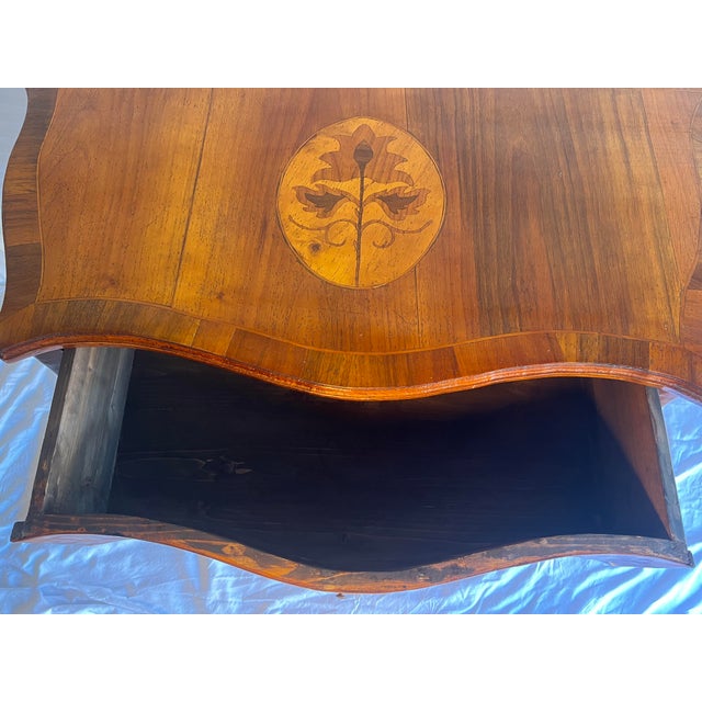 19th Century 19th Century Marquetry Bombe Commode Chest For Sale - Image 5 of 9