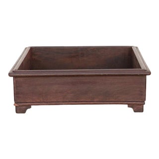 Large Colonial Rosewood Spice Tray For Sale
