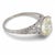 1930s Art Deco Gia 2.40 Carat Old European Cut Diamond Platinum Engagement Ring, Size 8 For Sale - Image 4 of 7