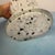 1990s Vintage MCM Murano Style Art Glass 12" White Purple Spots Female Torso Vase For Sale - Image 5 of 6