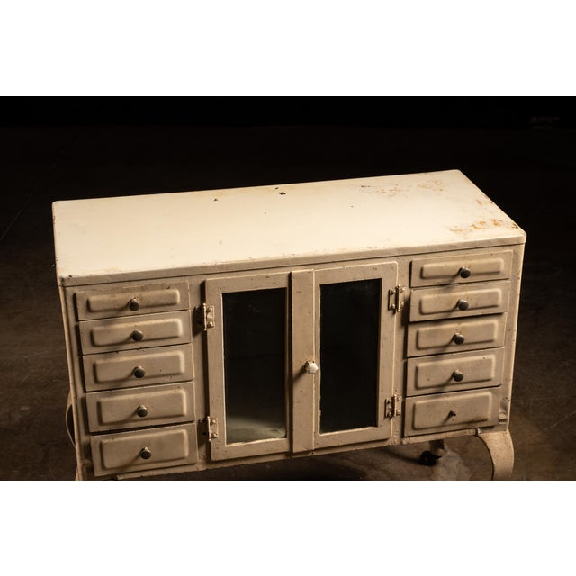 Early 20th Century Dental Cabinet in White For Sale In Chicago - Image 6 of 7
