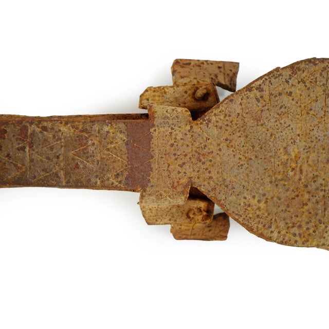 Vintage Lobi Tribal Iron Lizard Burkina Faso For Sale In Los Angeles - Image 6 of 7