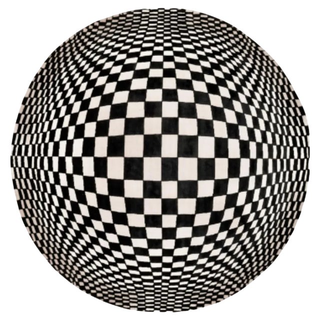 Convex Circular 400 Rug by Illulian For Sale