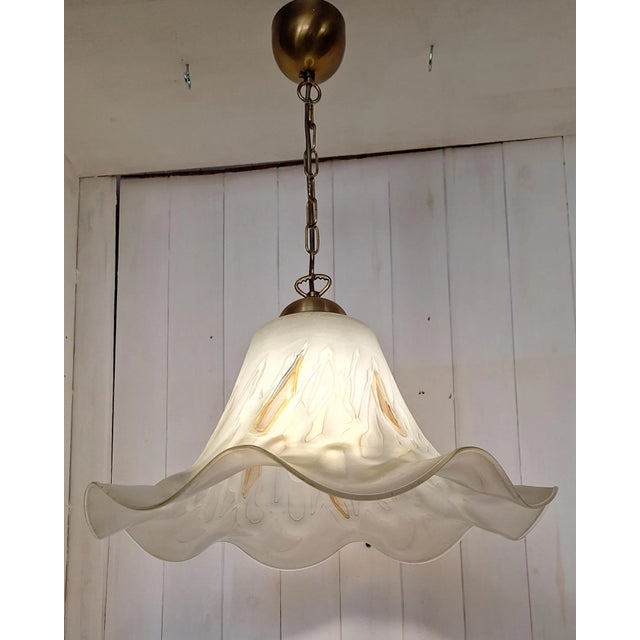 1970s Vintage Hanging Lamp by Doria-Leuchten, 1970s For Sale - Image 5 of 9