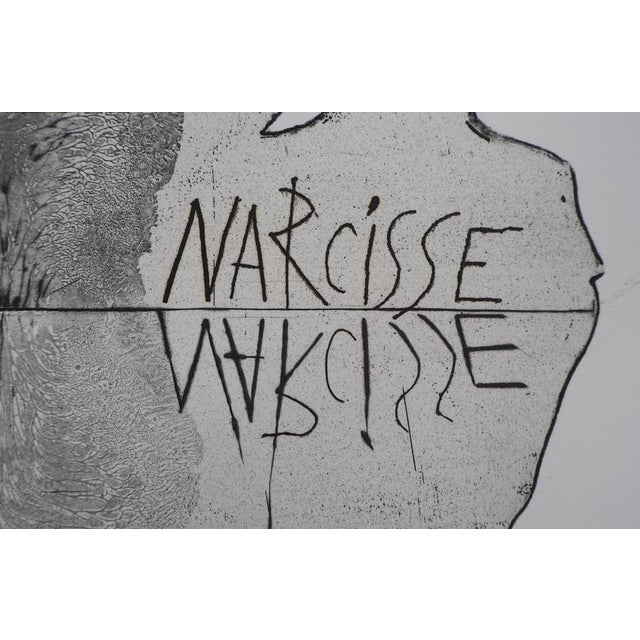 Pierre-Yves Trémois, Narcissus, Original Engraving For Sale - Image 4 of 7