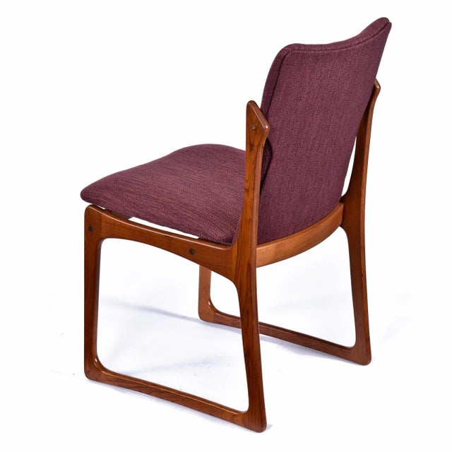 Set of 6 Restored Danish Teak Vamdrup Stolefabrik Mid-Century Modern Dining Chairs For Sale - Image 11 of 18