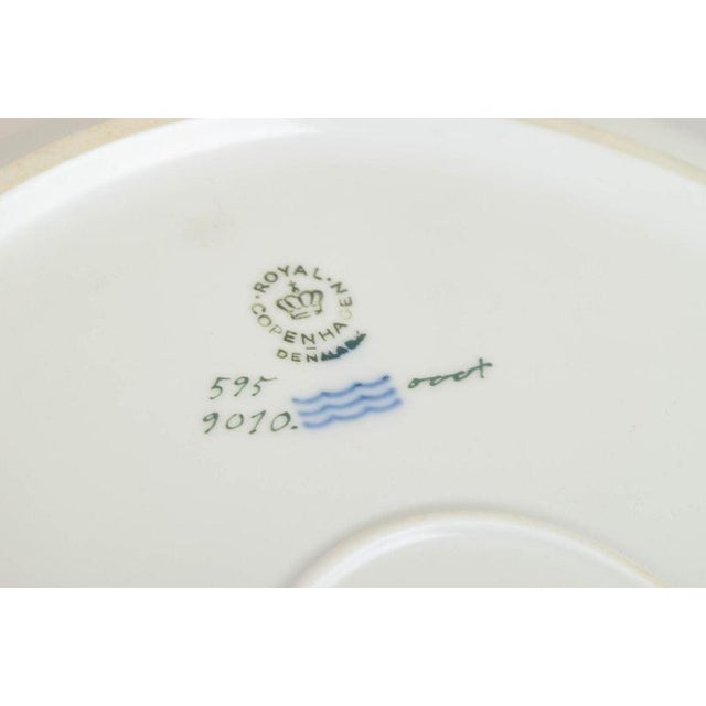 Royal Copenhagen Golden Basket, Large Oval Serving Platter. Impressive large oval porcelain serving platter from Royal...