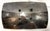 Vintage Z. Gallerie Faux Bois Metal Footed Platter For Sale - Image 12 of 12