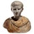 Goldenrod Unknown. Bust of Caesar, Roman Emperor, 19th Century, Marble For Sale - Image 8 of 8