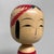 Large traditional Kokeshi doll from the Togatta family, crafted by Konno Kashiku (今野かし) from Zao, Miyagi Prefecture. The...