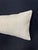 Turkish Hemp Pillow Cushion Natural Beige Sky Blue Cushion Cover 14x45 For Sale - Image 4 of 4