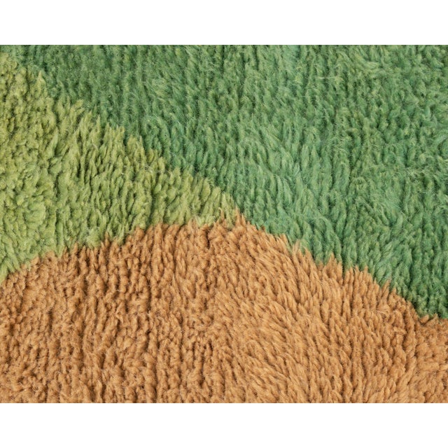 Hand-Knotted Wool Rug by Azele Studio For Sale - Image 4 of 9