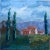 Contemporary Tuscan Landscape Oil Painting For Sale