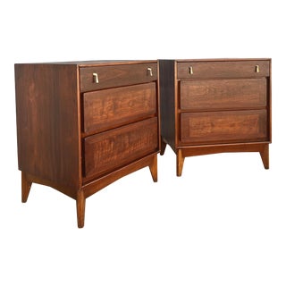 Pair of Mid Century Nightstands by Red Lion Furniture For Sale