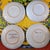 1960s Faenza Garofano Blue Carnation Coffee Pot With Four Cups & Saucers - Set of 9 For Sale - Image 10 of 10