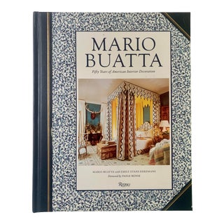 2013 Mario Buatta: Fifty Years of American Interior Design With Emily Evans Eerdmans, Rizzoli, Signed and Inscribed For Sale