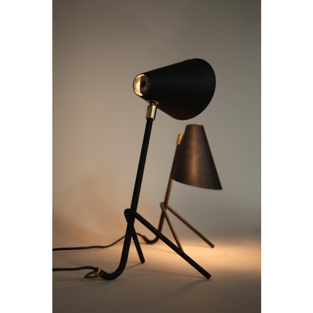 Swedish Tripod Lamps, 1950s, Set of 2 For Sale - Image 6 of 13