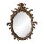 1960s Italian Hollywood Regency Gilt Carved Wood Wall Mirror For Sale