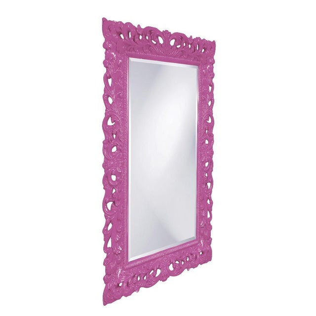 2020s Barcelona Mirror - Glossy Hot Pink For Sale - Image 5 of 7