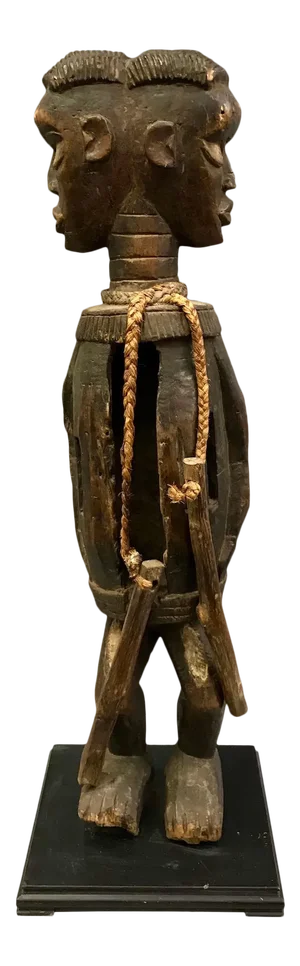 Double Head Figure Dan Slit Gong Instrument