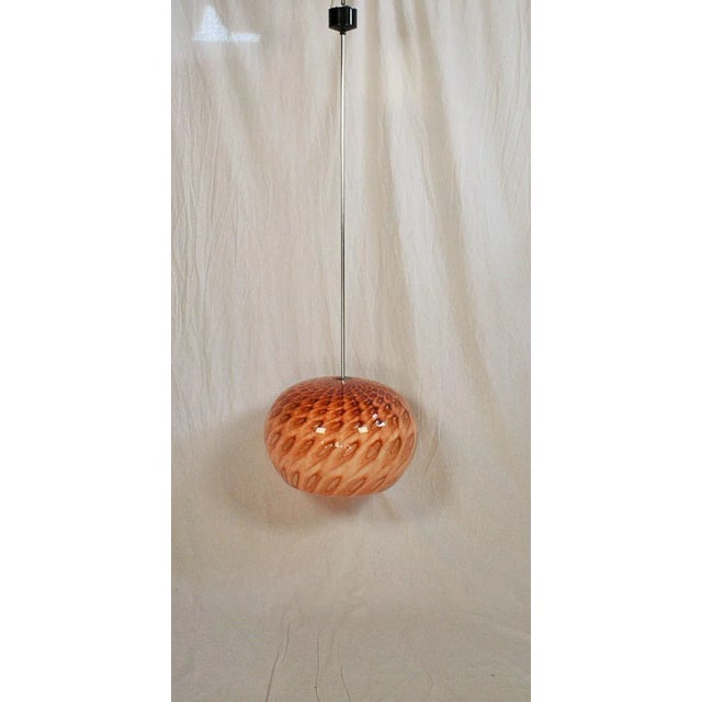 Mid-Century Glass Pendant, Germany, 1960s For Sale - Image 14 of 15