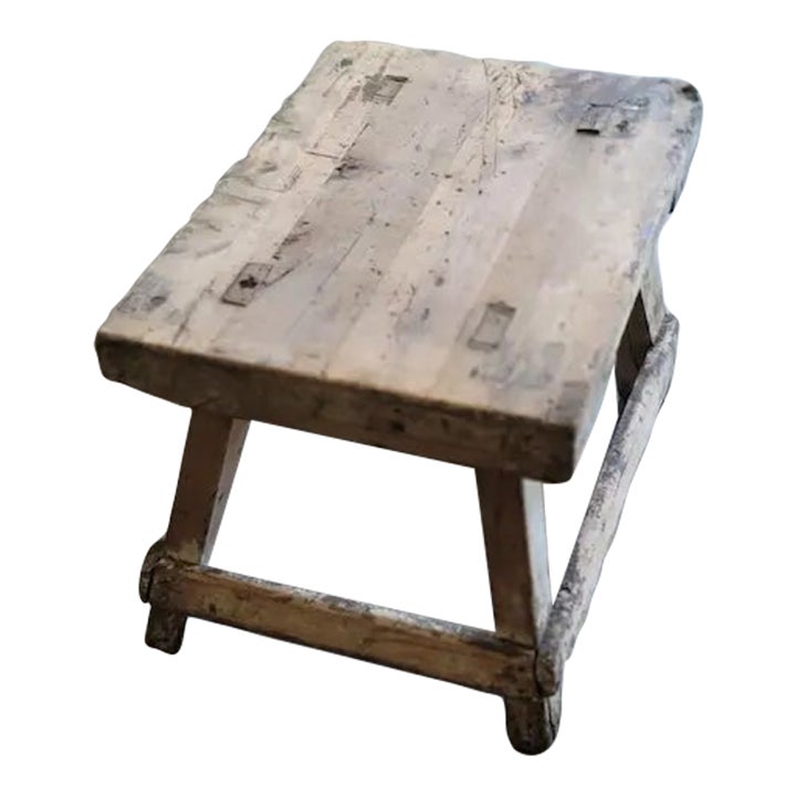 19th Century French Primitive Alpine Table | Chairish