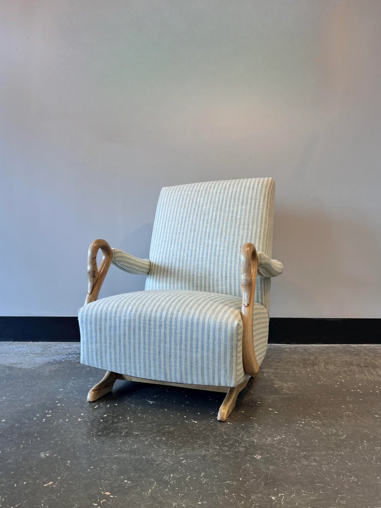 Mid 20th Century Boys Bedroom Gooseneck Rocker | Chairish