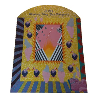 Late 20th Century "Just Making Way for Progress" – Monumental Arched Modernist Installation by Ann T. Cooper For Sale