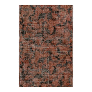 1960s Vintage Zeki Müren Art Deco Rug With All-Over Abstract Patterns From Rug & Kilim For Sale