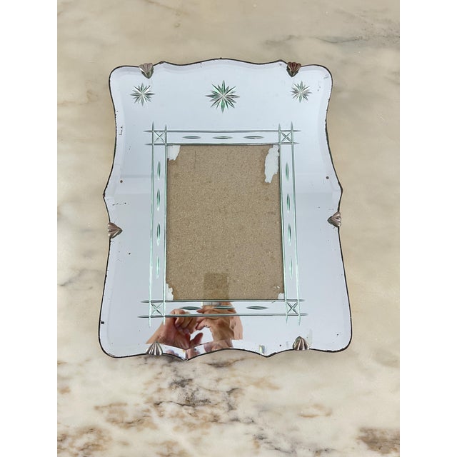 Large Mid-Century Murano Glass Wall Photo Frame, 1950s For Sale - Image 14 of 14